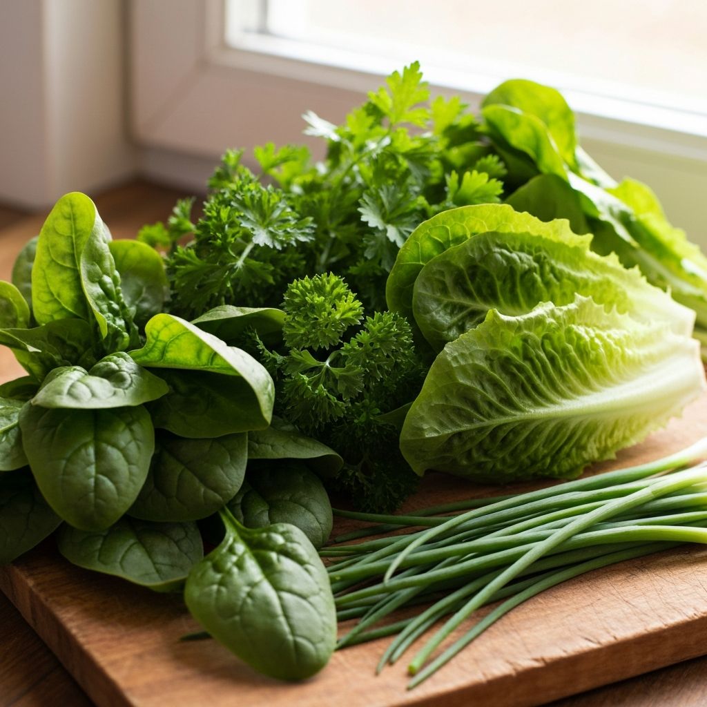 Grünes Blattgemüse